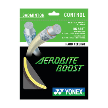 Yonex BG Aerobite Boost sulgpallireketi keeled set