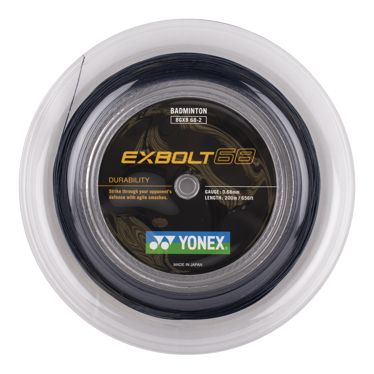 Yonex EXBOLT 68 sulgpallireketi keeled 200 m rull - Image 2