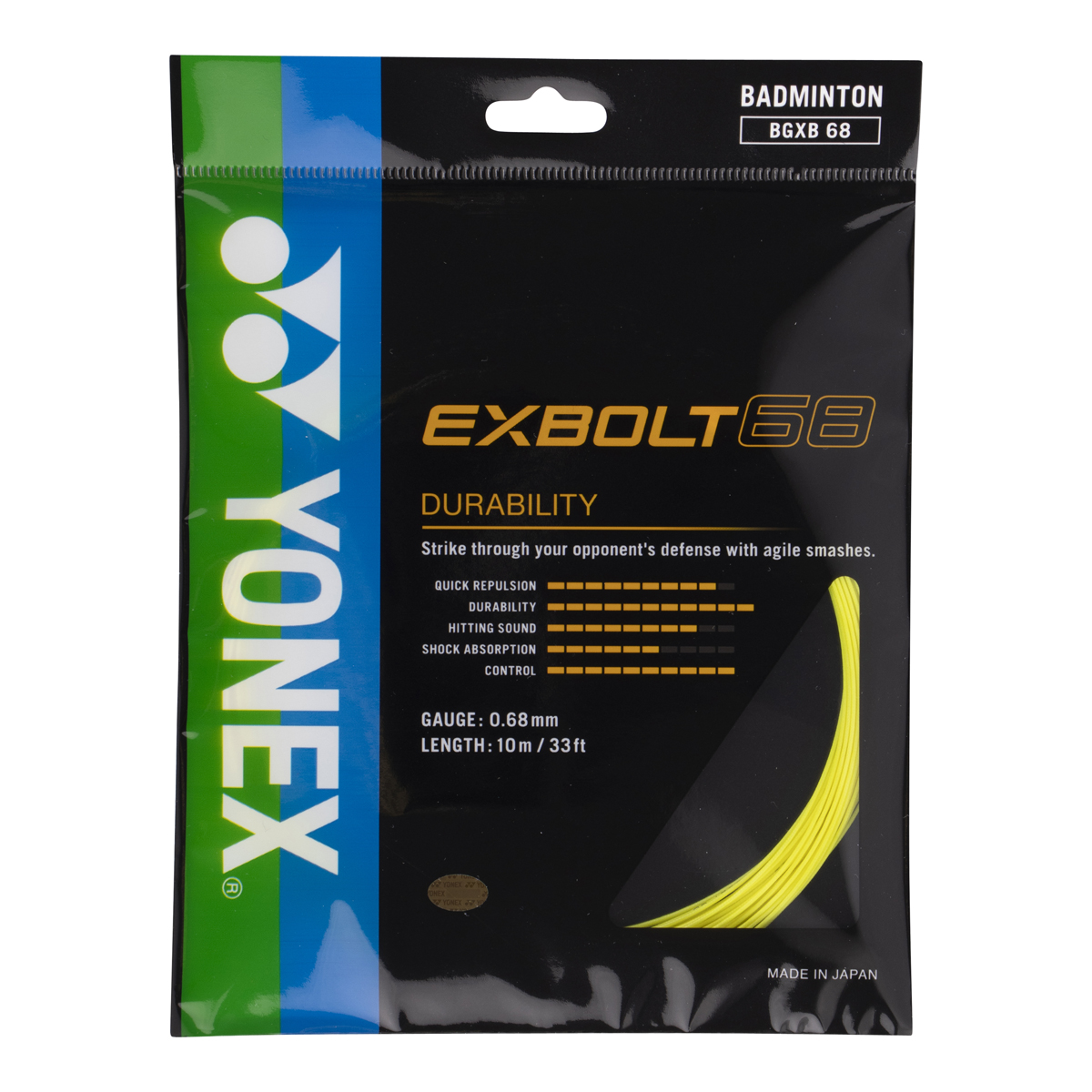 Yonex EXBOLT 68 sulgpallireketi keeled 10 m set - Image 5